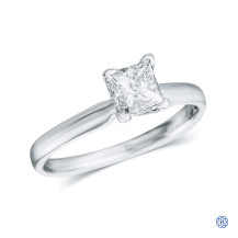 Platinum 0.70ct Diamond Engagement Ring