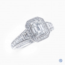 Christopher Designs Crisscut Diamond Engagement Ring