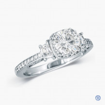 Tacori 18kt White Gold 1.00ct Diamond Dantela Engagement Ring