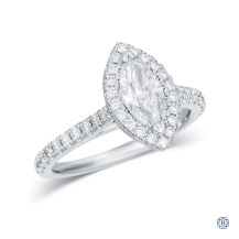 Noam Carver 14kt White Gold 0.41ct Diamond Engagement Ring