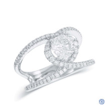 Gabriel & Co. 18kt White Gold 1.41ct Diamond Ring