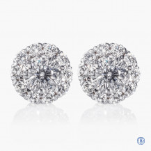 Christopher Designs Crisscut Diamond Earrings