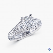 Christopher Designs Crisscut Diamond Engagement Ring