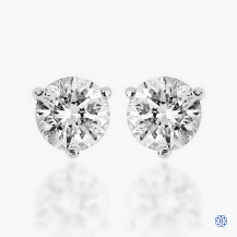 14kt White Gold 0.82ct Diamond Earrings