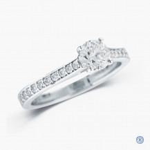Hearts on Fire 18k white gold 0.53ct diamond engagement ring