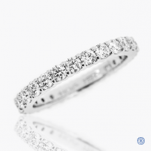 Hearts on Fire 18k white gold diamond eternity band