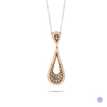 10kt Rose and White Gold Necklace