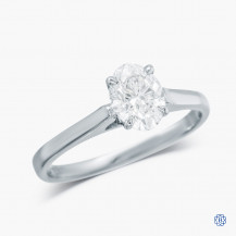 Platinum 1.01ct Diamond Engagement Ring