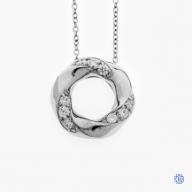 Hearts On Fire 18kt  white gold diamonds necklace