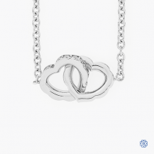 Hearts on Fire 18k white gold diamond necklace