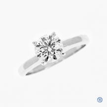 Hearts on Fire 18kt White Gold 1.06ct Solitaire Diamond Engagement Ring