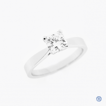 Hearts on Fire 18k white gold 0.83ct diamond engagement ring