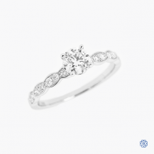 Hearts on Fire 18k white gold 0.53ct diamond engagement ring