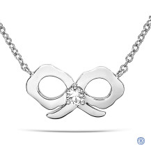 Hearts on fire 18k white gold diamond necklace