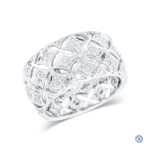 14kt White Gold Diamond Band