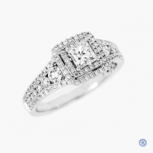 Simon G 18k white gold 0.49ct diamond engagement ring