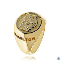 Hamilton Tiger-Cats 10kt Yellow Gold Men's Ring