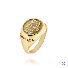 Hamilton Tiger-Cats 10kt Yellow Gold Ladies Ring