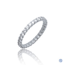 18kt White Gold 0.91ct Diamond Wedding Band