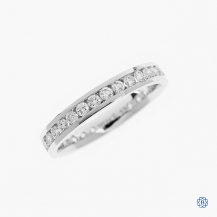 14k white gold 0.97ctw diamond eternity band