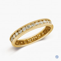 14k Yellow Gold 1.00ct Diamond Full Eternity Band