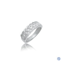 10kt White Gold 0.36ct Diamonds Wedding Band