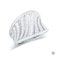 14kt White Gold Lady's 1.00ct Diamond Ring