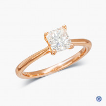 14kt Rose Gold 1.07ct Diamond Engagement Ring