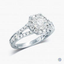 Hearts on Fire 18k white gold 0.79ct Diamond Engagement Ring