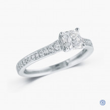 Hearts on Fire 18k white gold 0.72ct diamond engagement ring