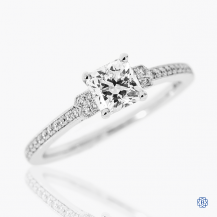 Hearts on Fire 18k white gold 0.73ct diamond engagement ring