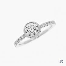 Hearts on Fire 18k white gold 0.72ct diamond engagement ring