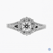 Hearts on Fire 18k white gold 0.31ct diamond engagement ring