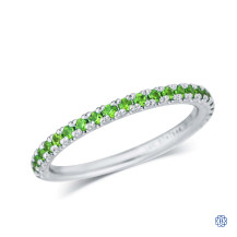 Gabriel and Co. 14kt White Gold Tsavorite Ring