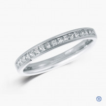 14K White Gold Diamond Band