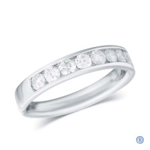 14kt White Gold Diamond Band