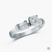 18k white gold 0.59ct diamond engagement ring