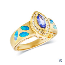 14kt Yellow Gold Tanzanite Ring