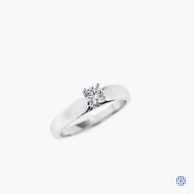 14kt white gold 0.27ct diamond engagement ring