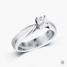 14kt white gold 0.31ct Diamond Engagement Ring