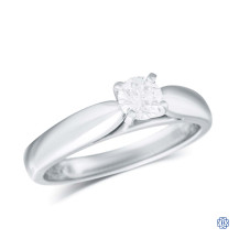14kt White Gold 0.33ct Diamond Engagement Ring