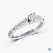 14kt white gold 0.31ct Diamond Engagement Ring