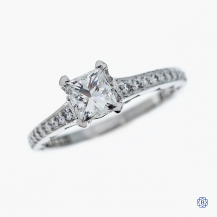 Tacori 18kt White Gold 0.70ct Canadian Diamond Engagement Ring