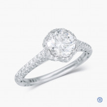 Tacori 18kt White Gold 1.19ct Diamond Engagement Ring