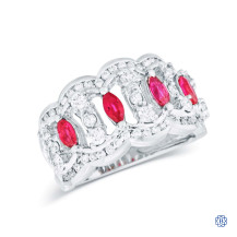 18kt White Gold Ruby Ring