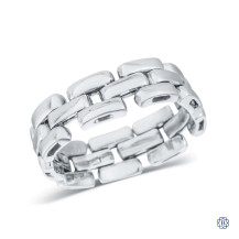 10kt White Gold Wedding Band