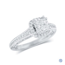 Scott Kay 19kt White Gold Diamond Engagement Ring