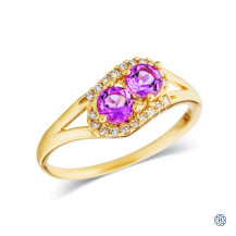 10kt Yellow Gold Amethyst Ring