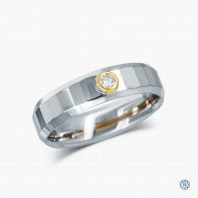 10kt White and Yellow Gold Diamond Ring