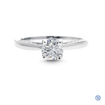 Palladium and 18kt White Gold 0.59ct Diamond Engagement Ring